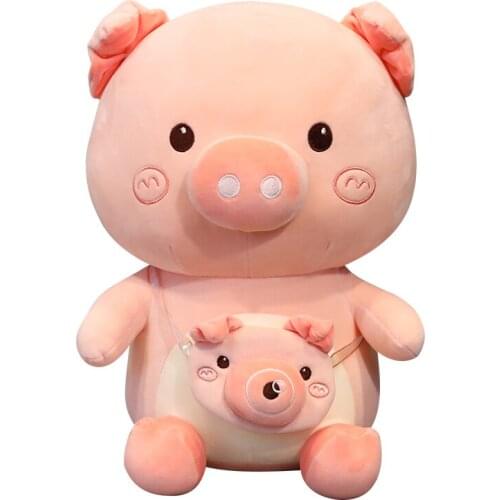 1pc 23/35/50CM kawaii Stuffed Animal Pig Plush Toys Cute Sleeping Appease Pillow Dolls Sofa Cushion for Children Girls Gifts