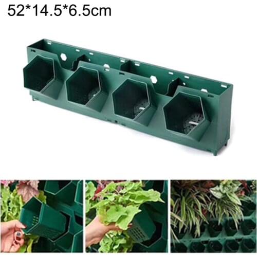 3D Vertical Green Plant Pot Wall Hanging Flower Pot Multi-layer Combination Balcony Bonsai Garden Decor