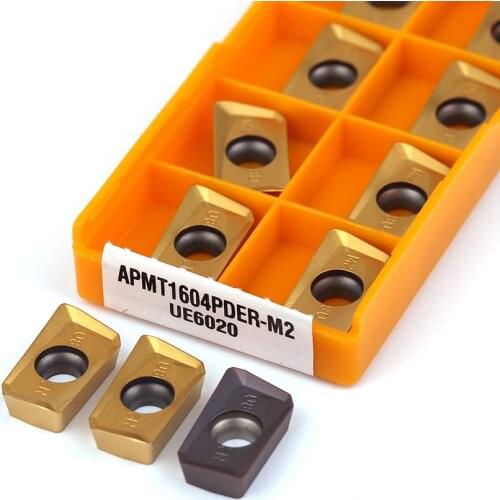 APMT1604 PDER M2/H2 VP15TF UE6020 US735 carbide milling insert indexable end milling cutter machine face milling cutting tool