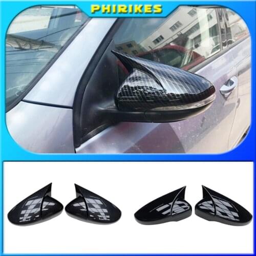 Side Rearview Mirror Caps Cover For Volkswagen for VW Golf 6 GTI MK6 2009-2014 Door Wing Mirror Cover Trims Trim Holder