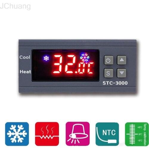 STC-3000 High Precision 12V 24V 220V Digital Thermostat Temperature Controller Thermometer Sensor Hygrometer