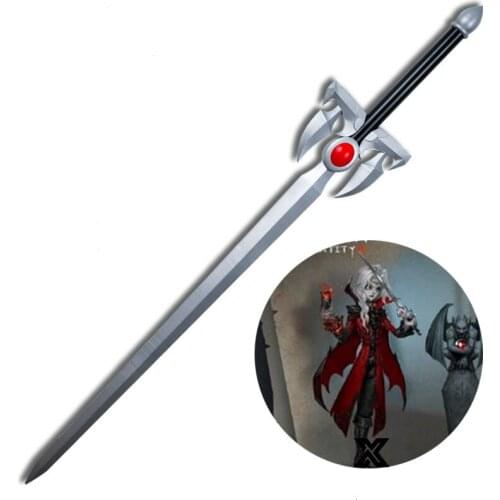 Identity V Cosplay Photographe Blood Sword 94CM Joseph Desaulniers Cosplay Prop PVC Sword Weapons for Halloween Christmas Party