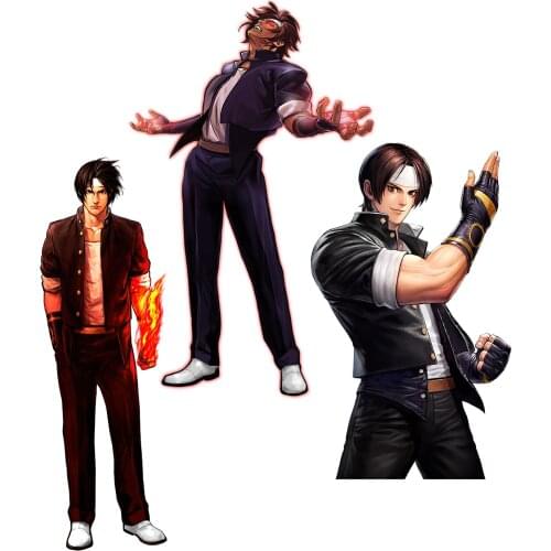 Three Ratels CDM375 Kyo Kusanagi Classic cartoon stickers for boys' bedroom decoration gabinete gamer gift decals