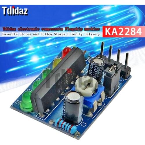 KA2284 level indicator module audio level indicator power indicator level range can be adjusted
