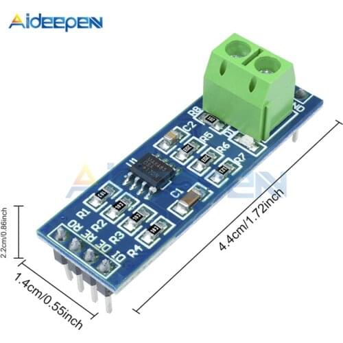 5Pcs/lot DC 5V MAX485 Module RS-485 TTL to RS485 MAX485CSA Converter Module For Arduino Microcontroller Development Accessories