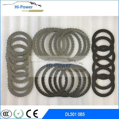 Orginal DL501 0B5 7 Speed New Transmission Clutch Friction plate kit + steel Kit for AUDI OB5 DL501
