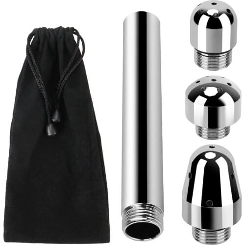 OLO Enema Bidet Faucet Ass Cleaning Vaginal Cleaner Wash Cleansing Anal Douche 7 Holes 3 Shower Heads Sex Tools for Couples