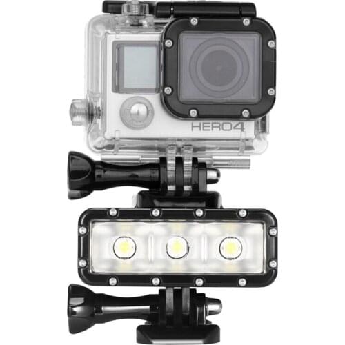 Flash LED Video Light Underwater Diving Photography Studio Lighting For Gopro XiaoYi Action Camera Base Mount Screw Accessories