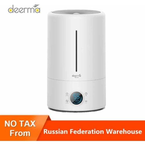 Hot Deerma F628S 5Lcapacity UV lamp purification Air Humidifier Baby Bedroom Office 12H Timing Air Purifying Touch Version