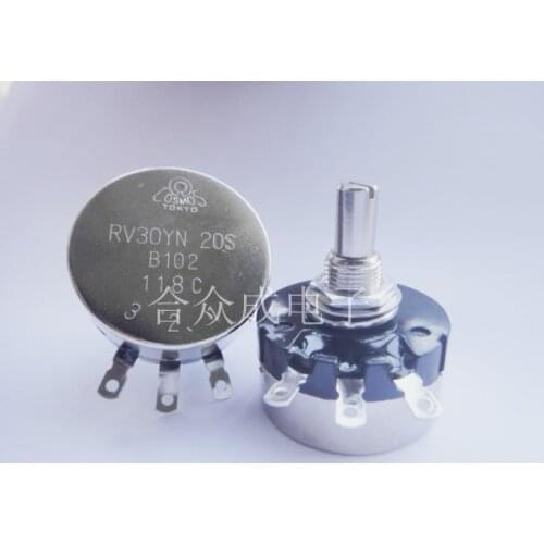 TOCOS TOKYO RV30YN20S B201 200R B501 500R Potentiometer Single Ring shaft 20mm switch
