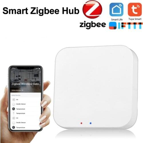 Tuya Zigbee Bridge Smart Home Zigbee Gateway Hub Remote Control Zigbee Devices Via Smart Life APP Works with Alexa Google Home