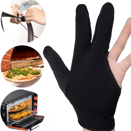 Hair Straightener Thermal Styling Mittens Perm Curling Hairdressing Heat Resistant Finger Glove Hair Care Styling Tools