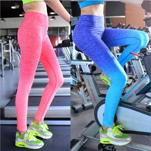 Women Running Sports Fitness Tight Gym Quick Dry High Waist Trousers Leggings High Quality Comfortable Good Selling Long Pants