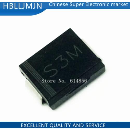 100PCS 1N5408 S3M SMD DO-214AB IN5408 3.0 Ampere Rectifiers