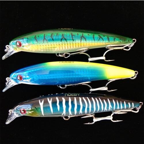 NOEBY 3pcs 14cm 39g NBL9047 Minnow Fishing Lure Minnow Bait Floating 0-0.8m/0-2.5m Hard Lures For Fishing Leurre Peche