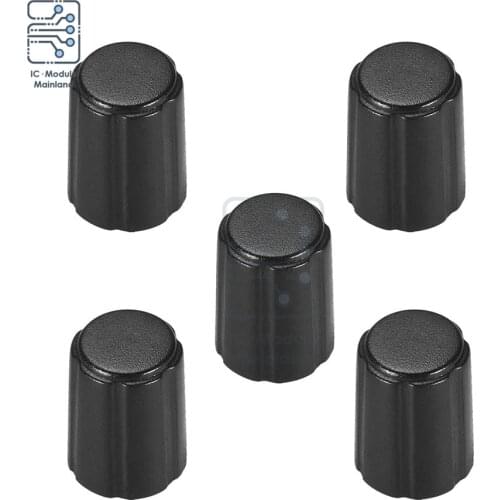 5PCS/Lot Potentiometer Control Knobs for Electric Guitar Acrylic Volume Tone Knobs D type 6mm Diameter Encoder Knob