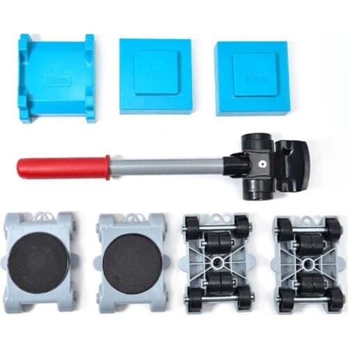 8pcs Furniture Mover Tool Set Transport Shifter Lifter Wheel Heavy Stuffs Moving