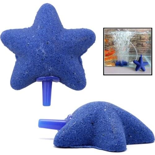 Aquarium Star Shape Air Stone Bubble Fish Tank Hydroponics Aerator Decoration