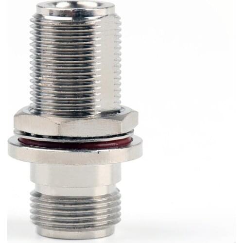 Areyourshop N Female To N Jack Bulkhead Panel Mount Connector