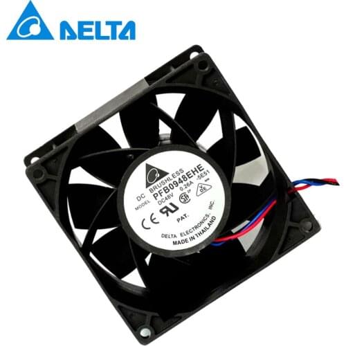 Delta original Blower Fan DC 48V 0.26A 28.8W Inverter Fan 7000RPM 9038 9cm 90*90*38mm PFB0948EHE Blower Cooling Fan