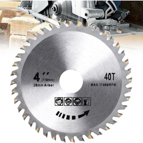 4 inch 105mm 40 Teeth Wood Carving Disc Circular Saw Blade Disc Cutter Metal Plastic For Angle Grinder For Metal Cutting