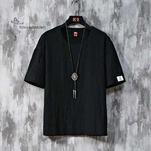 Kimono Short-Sleeved T-shirts 9 Colors Japanese Men Embroidered Clothes Japan Harajuku Short Shirt Yukata Haori Cardigan Costume