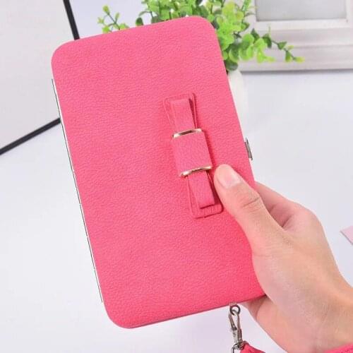 New purse wallet female famous brand card holders cellphone pocket gifts for women money bag clutch
