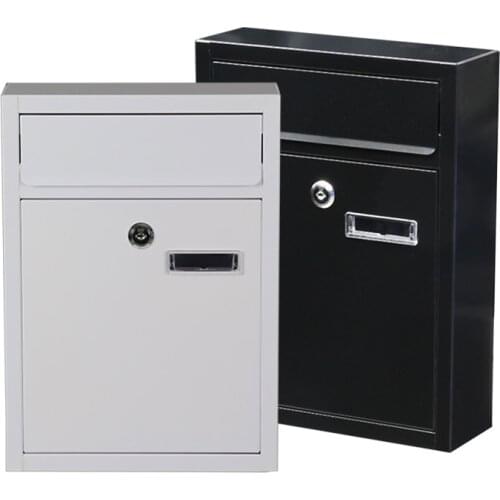 Creative European rainproof environmental protection paint villa letter box suggestion box home community wall with lock mailbox