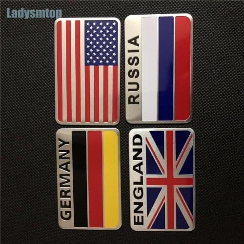 Ladysmtop Car-styling National Flag Sticker For Chery Tiggo Fulwin A1 A3 QQ E3 E5 G5 V7 EMGRAND EC7 EC7-RV EC8