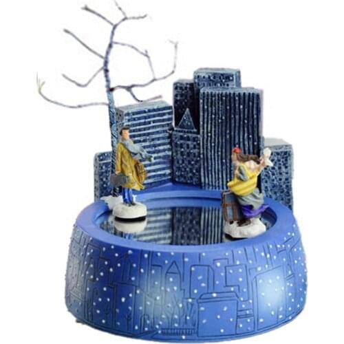 Boy girl magnet music box birthday gift christmas gift beautiful melody environmentally friendly resin material