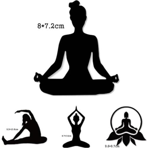 Metal Cutting Dies Stencil Beauty Yoga Scrapbooking Photo Album Card Paper Embossing Craft DIY Dies Cut 2020