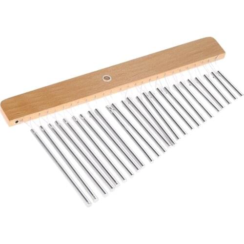 Chimes Bar Chime 25 Bars Wind Chime Musical Percussion Instrument for Percussion Tables Desks, Classroom Music Meditation