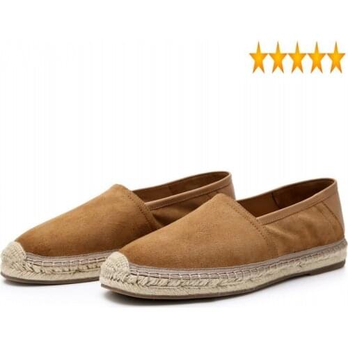 Walking Mens Flat Sheepskin Leisure Fisherman Summer Footwear Slip-On Genuine Leather Loafers Male Driving Shoes