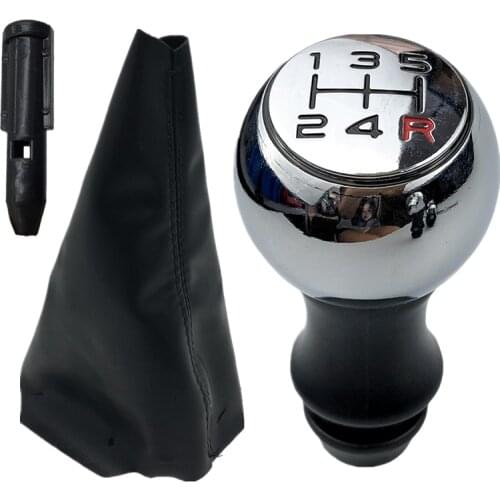 Gear Shift Knob Gaiter Boot Adapter Sleeve for Peugeot 206 207 307 308 408 508 3008 301 Citroen C2 C3 C5 Picasso Elysee Sega