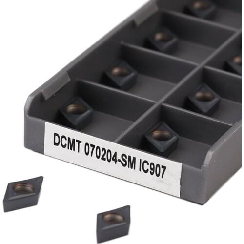 DCMT070204-SM IC907 IC908 CNC Lathe Tool DCMT070208-SM IC907 DCMT070208-SM IC908 Carbide Inserts DCMT0702 Internal Turning Tools