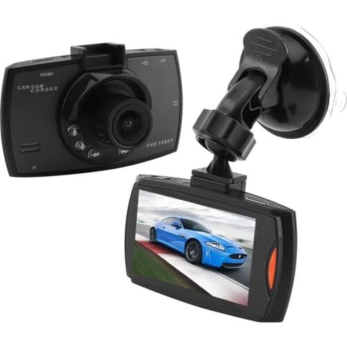 Rearview Dash Cam Wide 1080P Video Recorder Digital Night Vision Cycle Recording 140° View Angle G-Sensor Car DVR