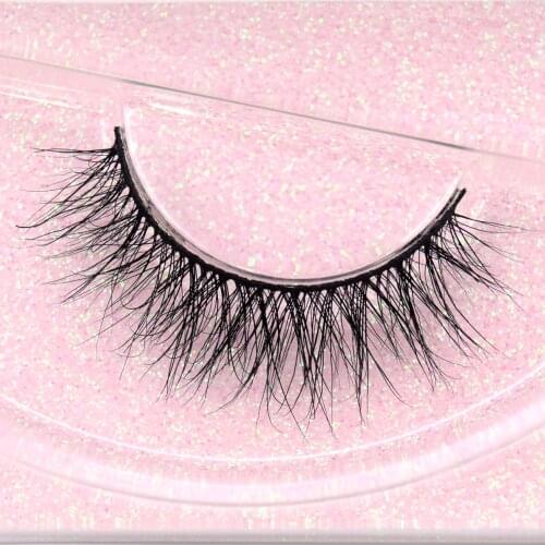 Visofree 14mm Eyelashes Mink Lashes 3D Natural Long Mink Eyelashes Cruelty-free Handmade False Eyelashes Makeup Mink Lashes G08