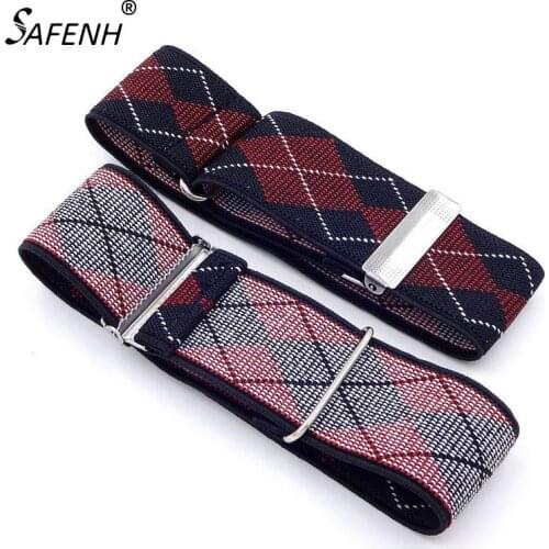 1 Pair Men Shirt Adjustable Armband Sleeve Garter Bartender Cuff Holder Fashion Arm Band Hold Up