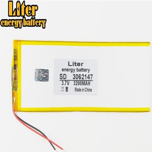 3062147 3.7V 3200MAH 3060145 Polymer Lithium Ion / Li-ion Battery For Tablet Pc,power Bank,cell Phone,speaker