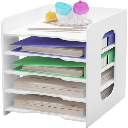 4/5 Layers Multifunction Document Trays File Papepr Letter Holder Stationery Storage Desk Organizer Office Accessories