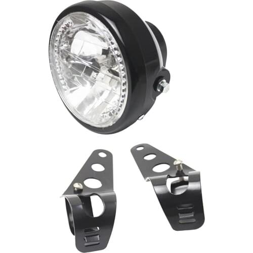 7 Inch Motorcycle Headlight LED Turn Signal Light & Bracket Mount