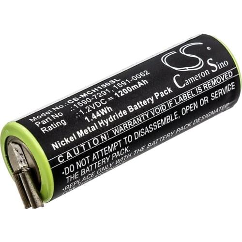 CS 1200mAh/1.44Wh battery for Moser ChroMini 1591,ChroMini 1591B,1591Q,Ermila Bella 1590 1590-7291,1591-0062,0067