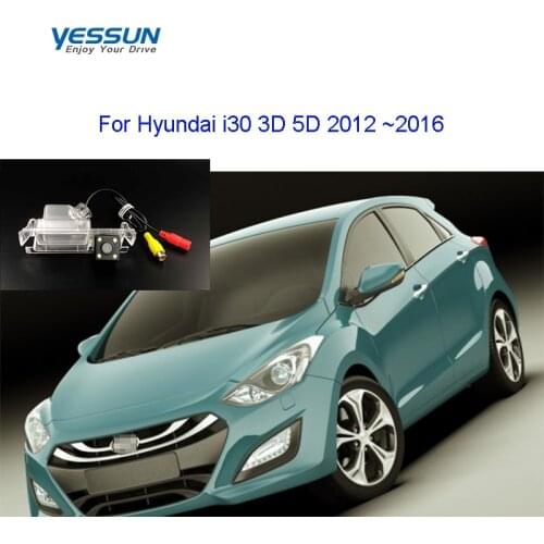 Yessun Car Rear View Camera For Hyundai i30 3D 5D 2012~ 2016 HD CCD camera /Night Vision camera/ license plate camera