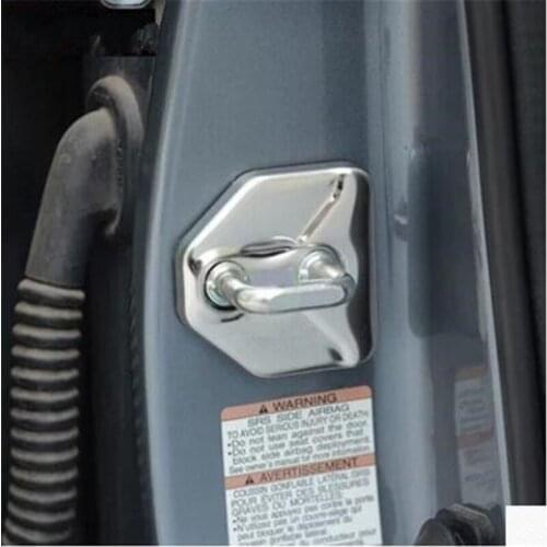 Car Door lock waterproof rust Protector Cover 4pcs car styling case for Subaru Forester Outback Legacy Impreza XV LEVORG WRX