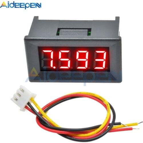 0.36 inch DC 0-100V LED Digital Voltmeter Car Motocycle Voltage Meter Volt Detector Tester Monitor Panel Red