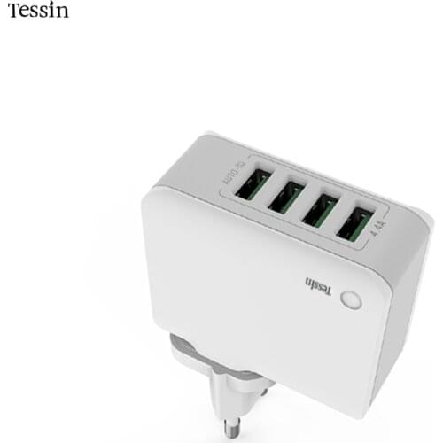 INGMAYA Travel Charger USB 4 Ports 22W Power 2.4A Charge For iPhone 5S 6 6S Se 7 Plus Samsung Huawei ZUK Nexus AC Wall Adapter