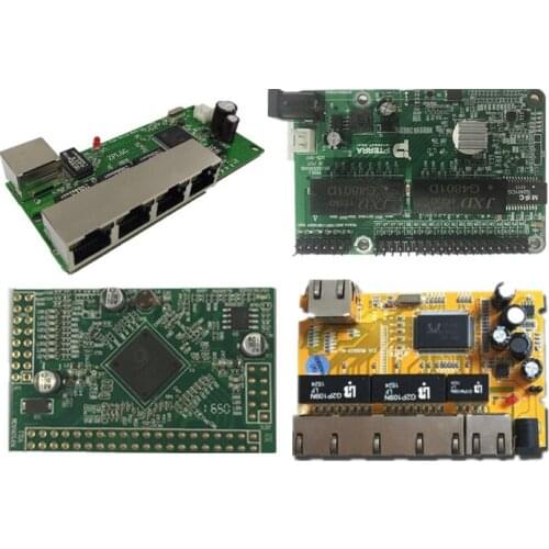 5-port Gigabit switch module is widely used in LED line 5 port 10/100/1000 m contact port mini switch module PCBA Motherboard