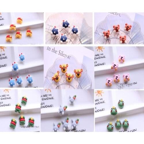 10pcs/lot Resin Lovely ice cream Flatback Cabochon Scrapbook Kawaii DIY Embellishments Accessories