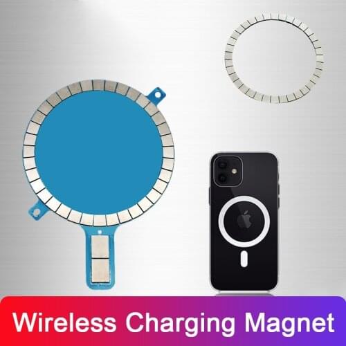 Macsafe Wireless Charging Magnet Ring for Iphone 12 Pro Max Mini 11 XS MAX XR Strong Magnetic for Magsafe Wireless Charger Case