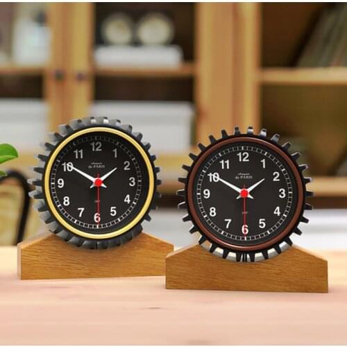 Modern Punk Style Table Clock Desktop Metal Electronic Desktop Clocks Digital Table Clock Home Decoration Table Watch A Clock